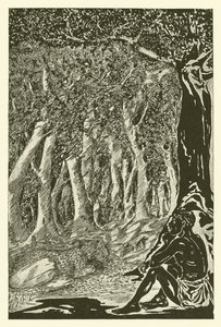 Leopard a Etiopský (rytina) od Joseph Rudyard (after) Kipling