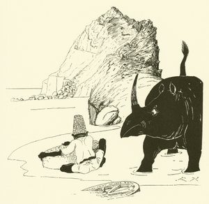 Parsee začíná jíst svůj dort (rytina) od Joseph Rudyard (after) Kipling