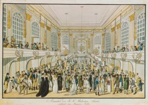 Pohled na K. u. K. Redoutensaal během maškarního plesu od Joseph Schütz