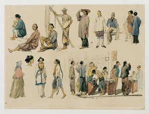 Čínské figurální studie od Joseph Selleny
