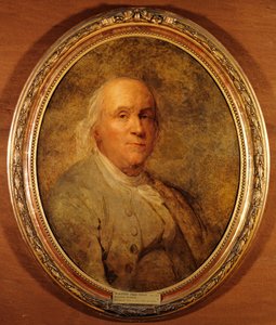 Francouzština:  Benjamin Franklin (1706-1790) od Joseph Siffred Duplessis