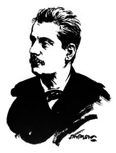 Giacomo Puccini , italský skladatel, 1912