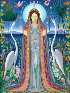 Purissima 1927 (olej na plátně) od Joseph Stella