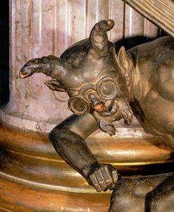 Ďábel s brýlemi na očích od Joseph Thaddaeus Stammel