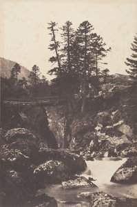 Cauterets, most Španělska, 1853.