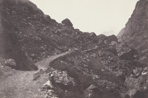 Svatý Spasitel. Cesta chaosu vedoucí ke Gavarnie Saint-Sauveur. Cesta k chaosu..., 1853.