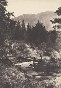 Torrent z vodopádu Demoiselles, Bagnères de Luchon., 1853.