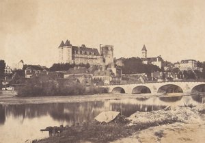 Pohled na Chateau de Pau, 1853.