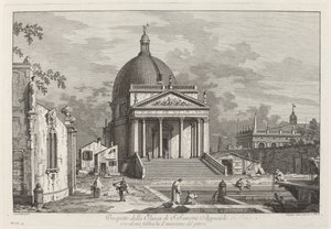 Prospekt církve SAN. Simeone Apostolo, 1742.