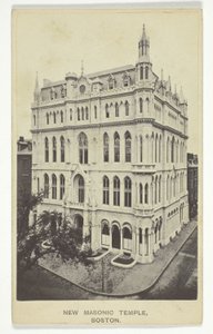 Nový zednářský chrám, Boston od Joseph Ward
