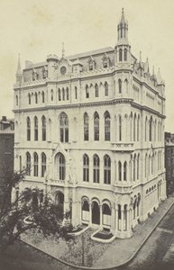 Nový zednářský chrám, Boston, 60. léta 19. století. od Joseph Ward