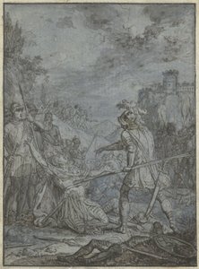 Vzdání se velitele armády Skupina podobných ilustrací s rytíři a jezdci (název série)