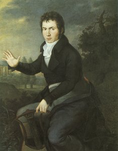 Portrét van Beethovena od Joseph Willibrord Mahler