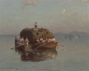 Loď na seno na Chiemsee