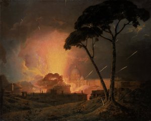 Každoroční Girandola v Castel Sant’Angelo v Římě