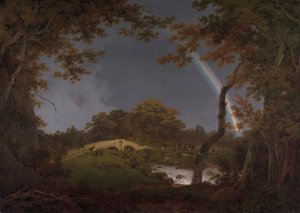 Krajina s duhou od Joseph Wright of Derby