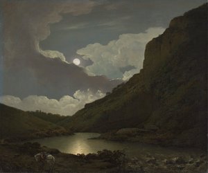 Matlock Tor od Moonlight od Joseph Wright of Derby