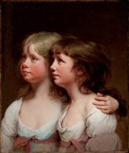 Portrét Sarah a Ann Hadenových od Joseph Wright of Derby