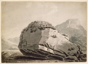 Bowderstone Borrowdale od Joseph Wright of Derby