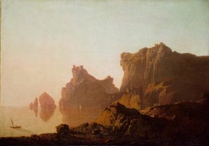 Salernský záliv, 178385. od Joseph Wright of Derby