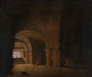 Vězeň od Joseph Wright of Derby