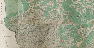 Mapa Loo - Lo, Belgie od Josepha de Ferrarise (1726 – 1814)