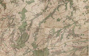Mapa Perwez le Marchez - Perwez od Joseph de Ferraris