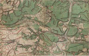 Mapa St. Gerard - Saint -Gérard od Joseph de Ferraris