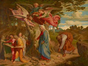 Mariin přechod přes hory od Joseph von Fuhrich