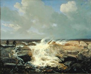 Squally Weather u Boulogne (olej na plátně)
