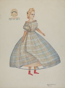 Panenka - Nellie Bates, c. 1937 od Josephine C. Romano