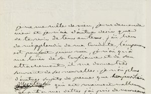 Autogram dopis Eugene de Beauharnais, Paříž, 2. ledna 1809 (pero a inkoust na papíře) od Josephine de Beauharnais