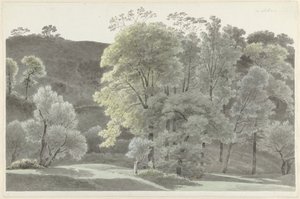 Stromy kolem Subiaco od Josephus Augustus Knip