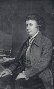 Edmund Burke (černobílá fotografie)