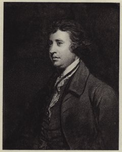 Edmund Burke (litho) od Joshua (after) Reynolds