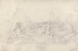 Doverské molo od Joshua Cristall