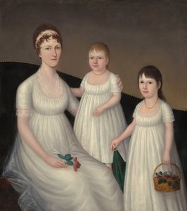 Grace Allison McCurdy (paní Hugh McCurdy) a její dcery, Mary Jane a Letitia Grace