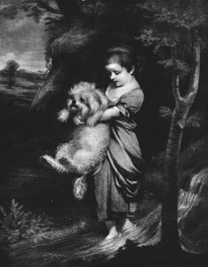Crossing The Brook, c1767, 1911 od Joshua Reynolds