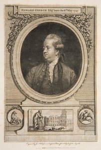 Edward Gibbon, Esq., hospoda. 1730 rytina. od Joshua Reynolds