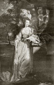 Mary Isabella Somerset, vévodkyně z Rutlandu, vyryla Valentine Green, z „The Print-Collector