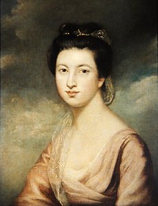 Slečna Jane Davidson (olej na plátně) od Joshua Reynolds