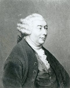 Portrét Davida Humea, vyrytý Williamem Henrym Worthingtonem od Joshua Reynolds