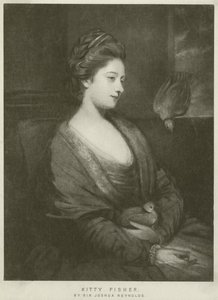 Portrét Kitty Fisher (hlubotisk) od Joshua Reynolds