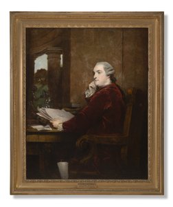 Portrét Williama Henryho Cavendishe Bentincka, 3. vévody z Portlandu u svého stolu, 1771 od Joshua Reynolds