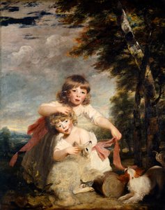 Brummellovy děti od Joshua Reynolds