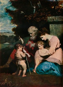Svatá rodina s dítětem sv. Jana, 1788-9 od Joshua Reynolds