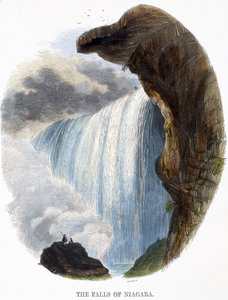 Niagarské vodopády, z Fenomény přírody, 1849 od Josiah Wood Whymper