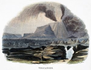 Sopky, z Fenomény přírody, 1849 od Josiah Wood Whymper