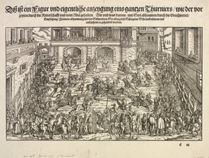 Turnaj, 1565. od Josse Amman