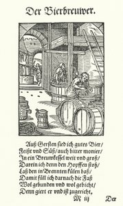 The Brewer (rytina) od Jost (after) Amman